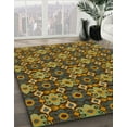 thumbnail image 2 of Ahgly Company Indoor Rectangle Abstract Dark Brown Abstract Area Rugs, 7' x 10', 2 of 6