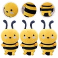 thumbnail image 3 of KAKOWELY 3 piezas de peluche de abeja, almohada de peluche, juguete decorativo de abeja., 3 of 4