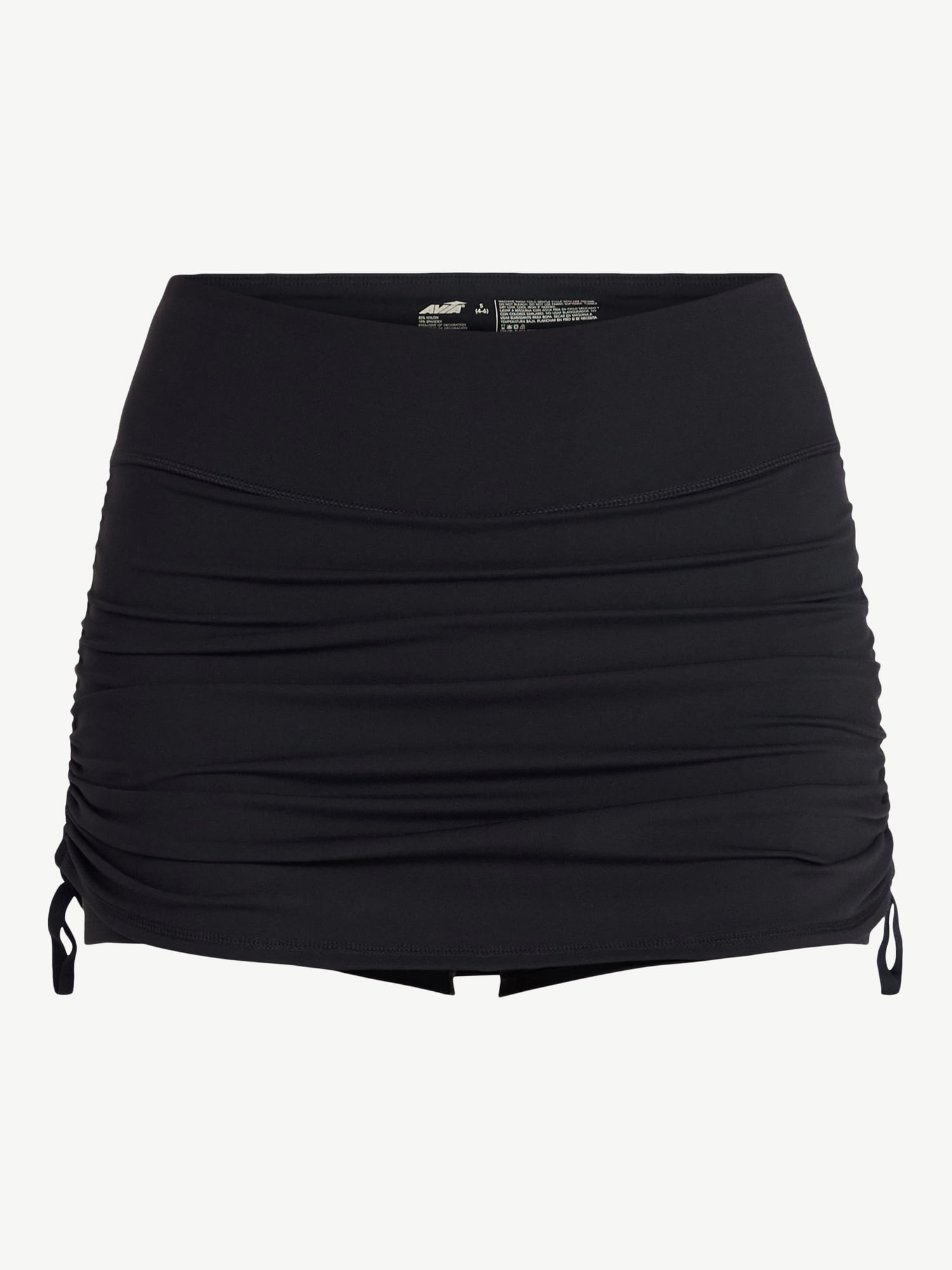 Avia Women's Ruched Side Active Skort, Sizes XS-XXXL