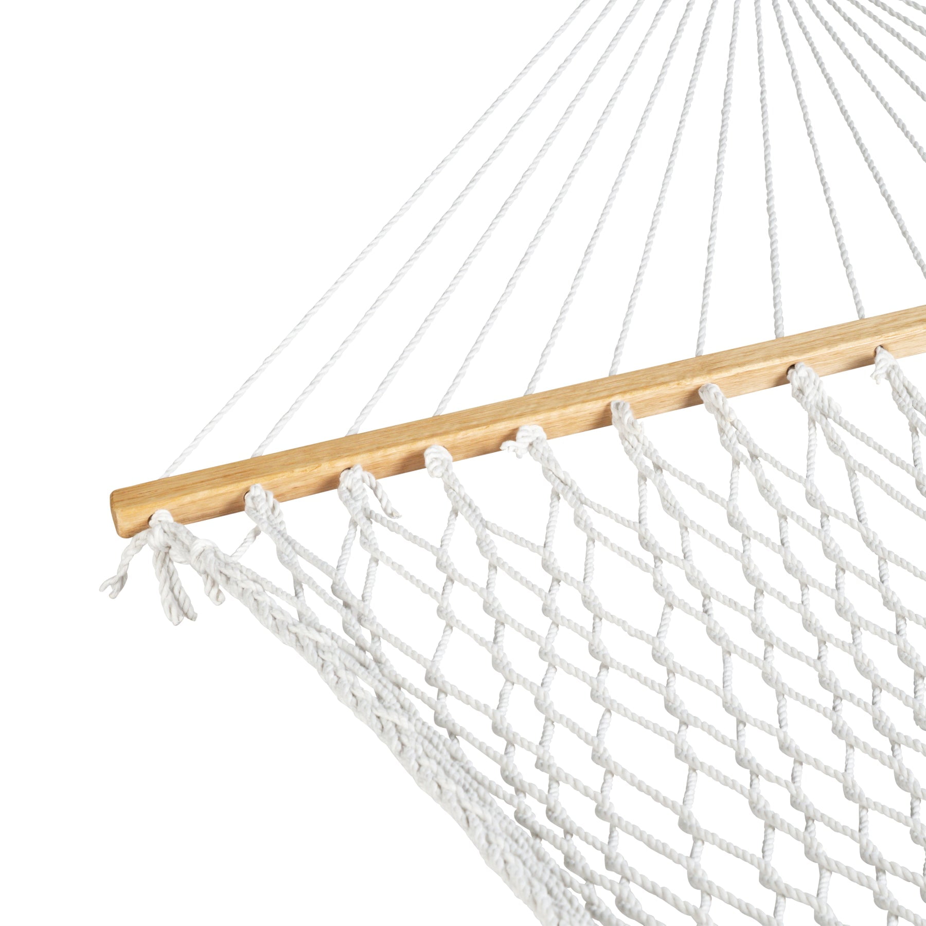 Bliss Hammocks Polyester Rope Hammock w/ Spreader Bars, 80" L x 60" W