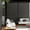 Charcoal, variant on Mirador 10'x 10' 111S Outdoor Pergola Accessories-Aluminum Fixed Shutter Wall, Charcoal