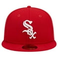 thumbnail image 2 of Men's New Era Red Chicago White Sox Logo 59FIFTY Fitted Hat, 2 of 6