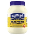 thumbnail image 2 of Hellmann’s Real Mayonnaise, Gluten‑Free and Kosher, Made with Canadian Free‑Run Eggs and Canola Oil, 890 ml Jar, 2 of 13