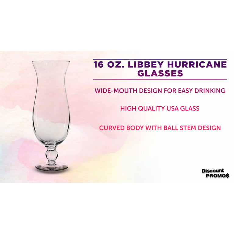 24 Oz Hurricane Glasses