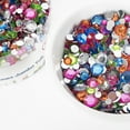 thumbnail image 5 of Hello Hobby Neon Plastic Round Flatback Loose Gemstones, 12oz Tub, 40ct, 5 of 11