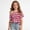 Red, variant on Odeerbi Toddler Kids Girls 4th of July One Shoulder T-Shirt Short Sleeve Independence Day Graphic Tops