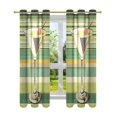 thumbnail image 7 of Yayeee Window Curtains Set of 2 for Living Room Light Filtering 63"x52", Colorful Martini, 7 of 7