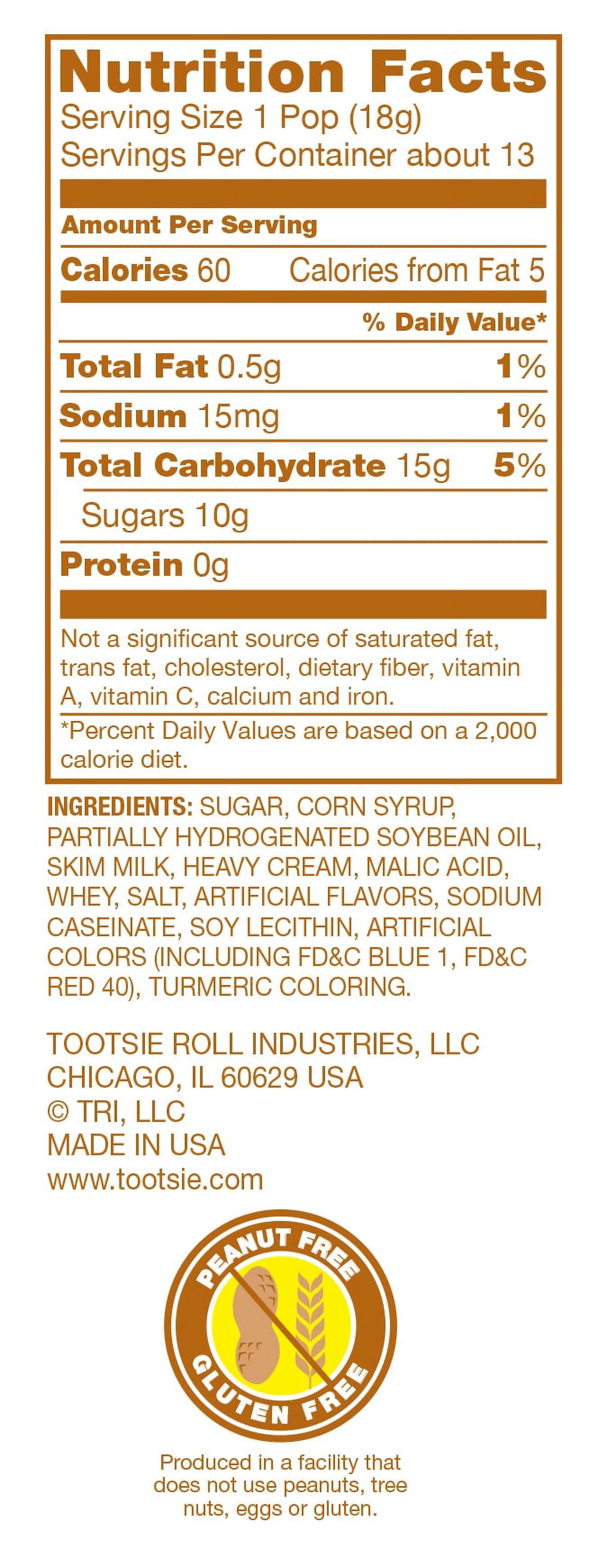 (2 pack) Caramel Apple Pops, Caramel Coated Green Apple Lollipops, Individually Wrapped, 7.5 oz. Peanut Free, Gluten Free.  Contains Milk and Soy.