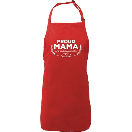 

Proud Mama of a Sourdough Starter Apron with 2 patch pockets