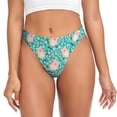 thumbnail image 1 of Fotbe Pig And Flower Tanga Sin Costuras para Mujer con Estampado – Panties Invisibles, Transpirables y Cómodos para Uso Diario-3X-Large, 1 of 6