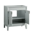 thumbnail image 4 of Avanity Emma-V30 Emma 30" Single Free Standing Wood Vanity Cabinet Only - Grey, 4 of 5