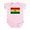 Petal Pink, variant on CafePress - Ghana Flag Infant Bodysuit - Baby Light Bodysuit, Size Newborn - 24 Months