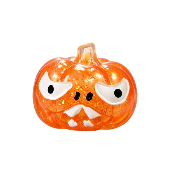 Knisume Slow Rising Squishy Toys – Halloween Short Pumpkin Squeeze Fidget, Sensory Decompression Toy, Office Anti Stress Squishy,Orange