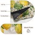 thumbnail image 6 of Summer Lemons Area Rugs 2.7'x5', Washable Small Throw Rugs for Kitchen Bedroom, Fruits White Flowers Vintage Rustic Indoor Outdoor Rug Non-Slip Low Pile Carpet Runner Reversible Floor Mats, 6 of 8