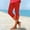 Red women's capri leggings a1, variant on Usloyux Women's Capri Leggings Stretch Yoga Pants with Elastic Waistband Casual Workout Activewear Bottoms, Gray L