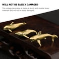 thumbnail image 6 of HEALEEP Dolphin Shape Golden Indoor Decoration Crafts Office Decors 12Pcs 1.18X0.59X0.31in, 6 of 6