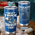 thumbnail image 2 of Truck Driver Gifts for Men Truck Driver Appreciation Present Cool Trucker Gift for Husband Dad Birthday Fathers Day Trucker Gift Ideas Stainless Steel Tumbler 20oz, 2 of 6