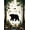 Black Brown Green, Pattern 8, variant on ODIKA 8'x10' Washable Area Rug Fishing Lake Border Cabin Forest Wildlife Print Motif Motifs for King Size Bedroom Under Bed, Master Suite, Non-Shedding, Easy Care