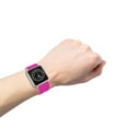 thumbnail image 2 of Hot Pink Rubber Silicone Band For Apple Watch 1-9/SE/Ultra iWatch Running, 2 of 3