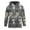 zc-Gray, variant on RongHuan Big and Tall Plaid Jacket Mens Fleece Lined Flannel Shirt Jackets with Hood Fall Winter Button Down Outerwear Casual Long Sleeve Coat