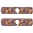 thumbnail image 2 of Coolnut Halloween Pumpkin Cute Baby Sink Splash Guard for Faucet 2 Packs Faucet Absorbent Mats, Faucet Handle Drip Catcher Quickly Drying Mat for Kitchen Counter Bathroom, 14.9"x5.5", 2 of 7