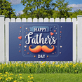 thumbnail image 6 of Mustache Design Backdrop Father's Day Banner Heart Decor for Father's Day Celebration Party Decoration Indoor Event, 6 of 7