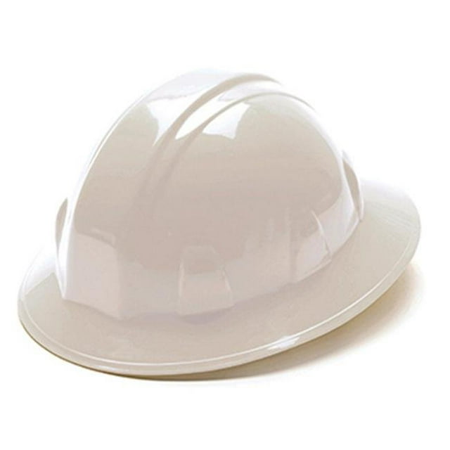 TruGuard Casque de Sécurité à Cliquet 4 Points à Bord Complet Blanc