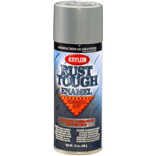 Duplicolor RTA9213 Krylon Rust Tough Enamel Paint, Aluminum, 12 Oz Can ...