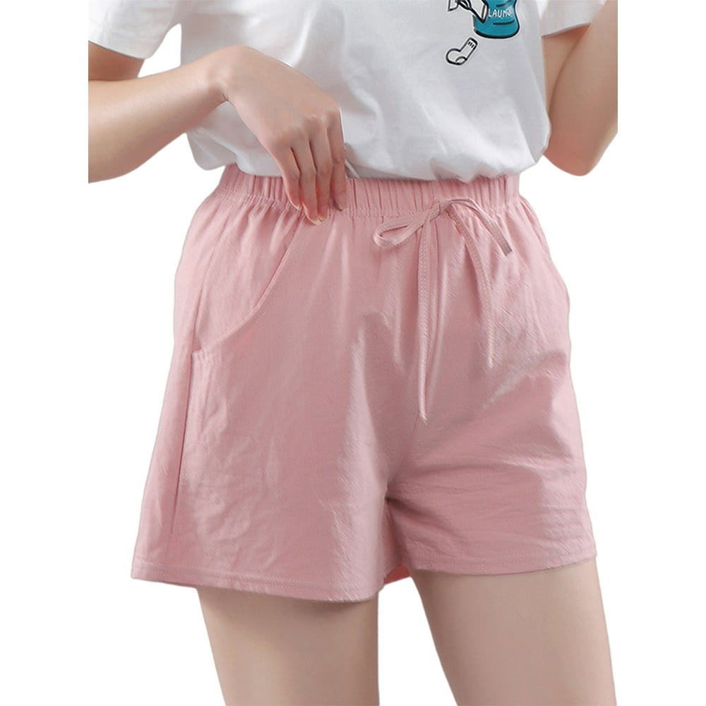 Sexy Dance - Ladies Summer Jersey Walking Shorts for Women Solid Color ...