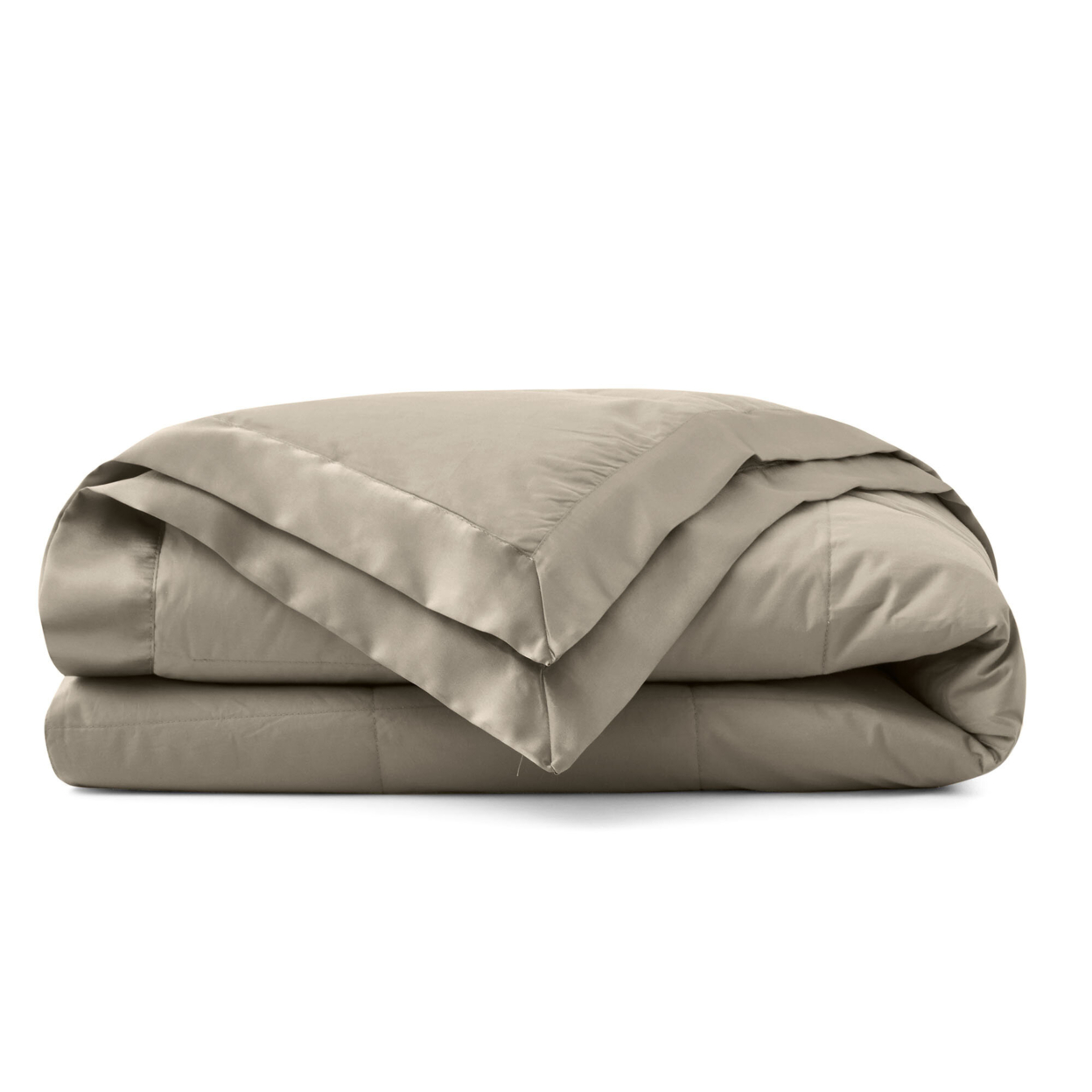 Puredown Light Weight Down Blanket, Cotton Cover, Satin Weave