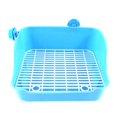 thumbnail image 1 of pitrice Rabbit Toilet Box Tray Small Pet Potty Trainer Guinea Pig Poop Tray Blue, 1 of 9