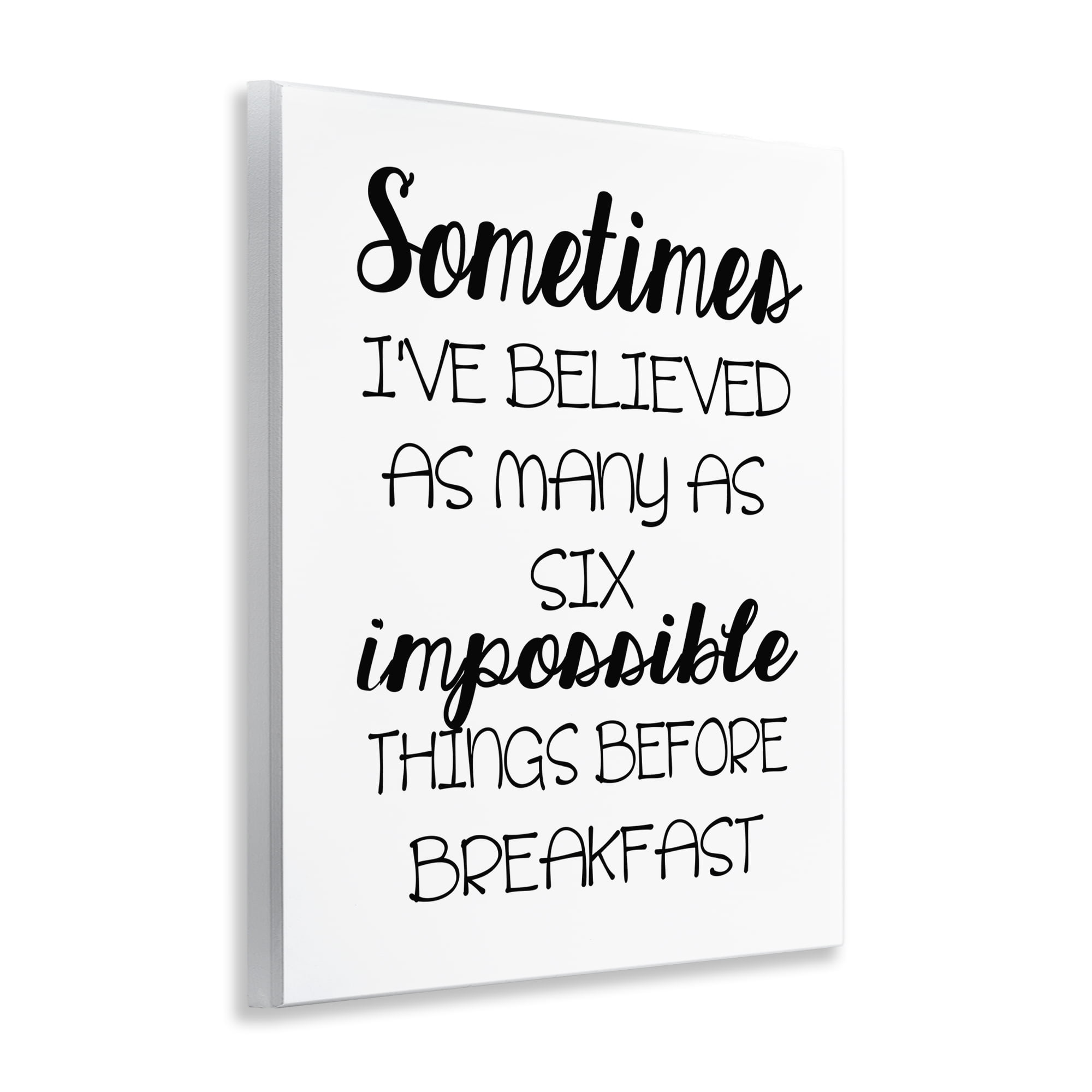 Stupell Industries Six Things Story Quote Text & Numbers Painting Unframed Art Print Wall Art, 11 x 14