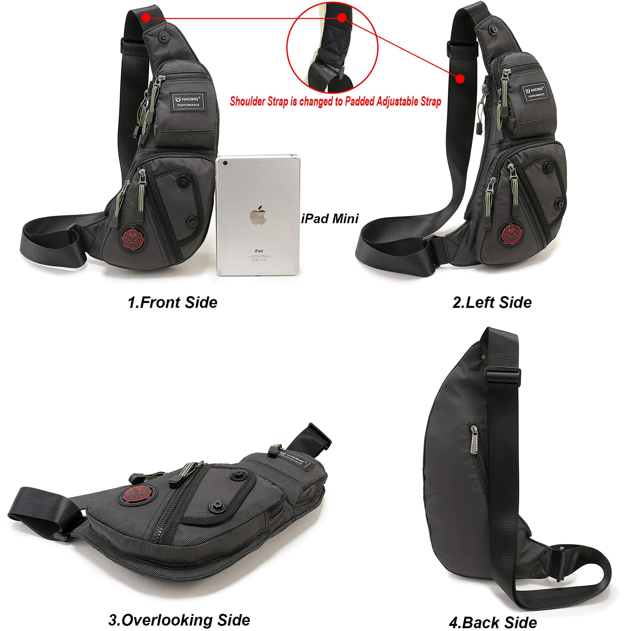 nicgid sling bolsa chest shoulder backpack fanny pack crossbody bolsas for men