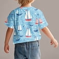 thumbnail image 3 of OGLCCG Toddler Boys' Short Sleeve Shirts Fashion Shark Printed Crewneck T-Shirts Top Summer Casual Soft Basic Tees 18M-10 Years, 3 of 5