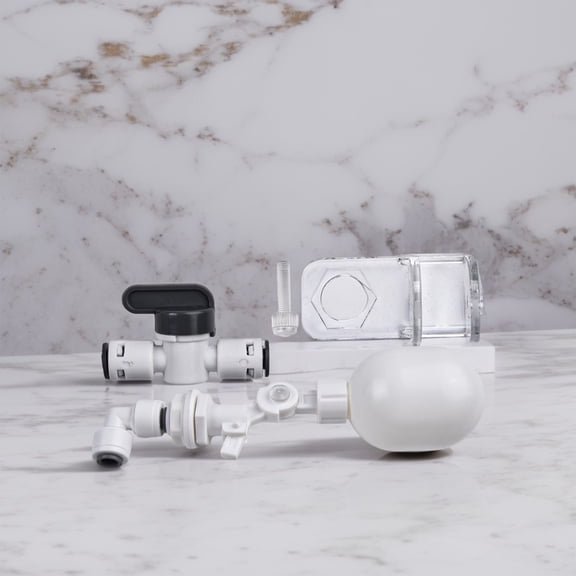 Float Ball Valve Shut Off Automatic Feed Fill Fish Tank Aquarium Water Acrylic