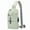 Green, variant on Crossbody Sling Backpack for Men Women Sling Bag Multipurpose Travel Hiking Cross Body Chest Bag (Gray)