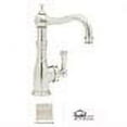 thumbnail image 2 of Perrin & Rowe Edwardian Era Single Lever Single Hole Bar Faucet In Polished Nickel With 6 1/2" Reach Spout, 2 of 2