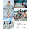 thumbnail image 5 of Teal Paisley Floral Beach Towels Oversized Super Absorbent, Boho Ethnic Tribe Traditional Lightweight Bath Towel Quick Dry Sets For Bathroom/Pool/Rv Camping/Beach Play/Gym Room/Picnic 31"x62", 5 of 8