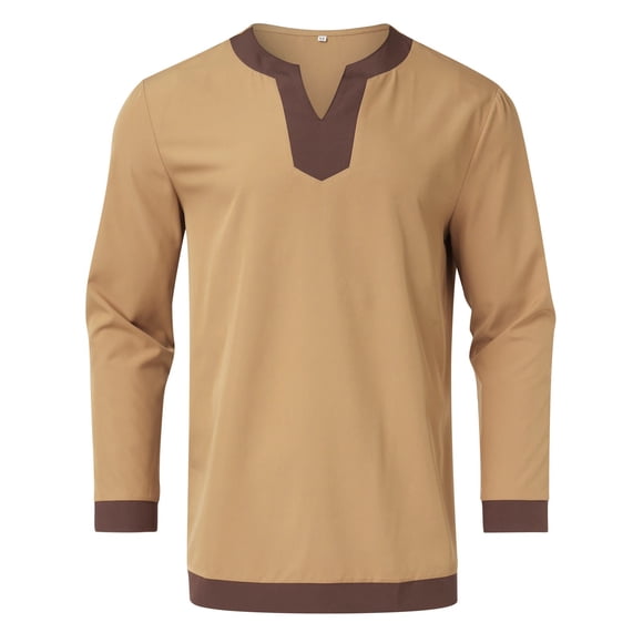 LUOGENLI Male T-shirts for Mens Mens Summer Leisure Sports T Shirt Fashion Lapel 3D Gradient Short Sleeved Round Neck T Shirt Men Mens T-shirts Graphic Tees Easter Brown L
