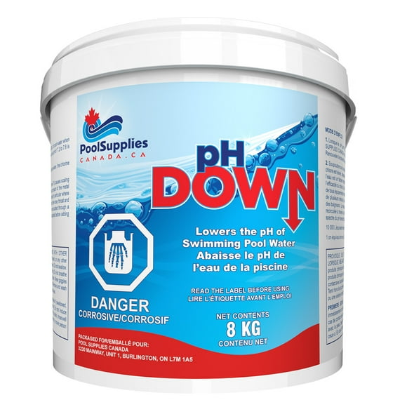 pH Down (8 Kg) by Pool Supplies Canada