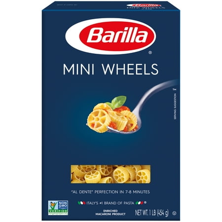 BARILLA, ENRICHED MACARONI PRODUCT, MINI WHEELS PASTA