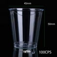 thumbnail image 4 of Shot Glass, Clear Plastic Disposable Hard Cup, Mini Cup, Perfect for Sauce, Sample Tasting, Jello, Pudding (500) -, 4 of 5