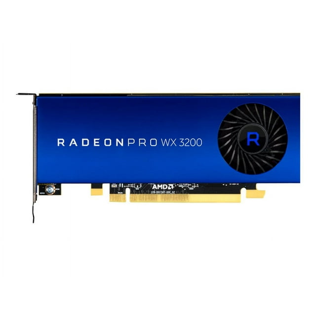 AMD Radeon Pro WX 3200 - Graphics card - Radeon Pro WX 3200 - 4 GB GDDR5 - PCIe 3.0 x16 low profile - 4 x Mini DisplayPort