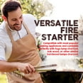 thumbnail image 3 of All Natural Fire Starters, Charcoal Grill Lighter, Fire Starter Cubes, 20 Min Burn Time, 96 Ct, 3 of 9