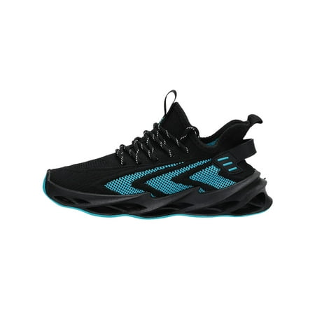 

Daeful Men Comfortable Low Top Sneakers Athletic Breathable Sport Shoe Round Toe Running Sneaker Dark Green 7