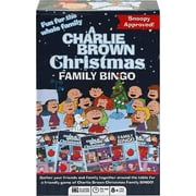 Peanuts Charlie Brown Christmas Family Bingo Game Set