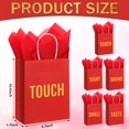 thumbnail image 2 of Set de bolsas de regalo Kolldenn 5 Senses Red Kraft de 21 x 11 x 27 cm, 2 of 7