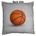 thumbnail image 2 of PKQWTM basketball ball Reversible Mermaid Cushion Cover Home Decor Sequin Pillow Case Size 18x18 inches, 2 of 2