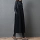thumbnail image 1 of Nueva moda mujer de pana vestido vintage bolsillo correa casual otoño invierno flojo chaleco vestido Tomshoo Negro/M, 1 of 7