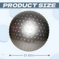 thumbnail image 2 of BESTSKY Exercise Ball,21.65in Birth Ball,Anti-Slip Balance Ball,Gray, 2 of 7